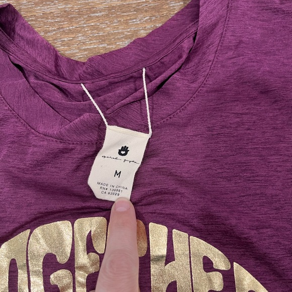 Spiritual Gangster X Peloton collab sleeveless tank purple together we shine M - Picture 8 of 8